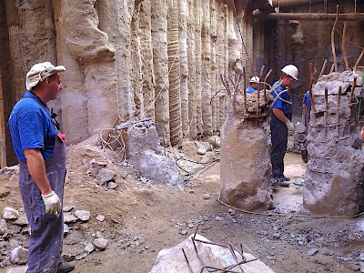 демонтаж промышленного колектора