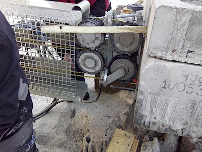 канатная резка бетона