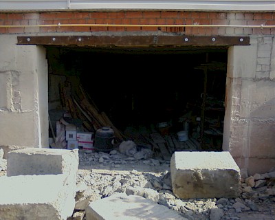 резка проема с усилением