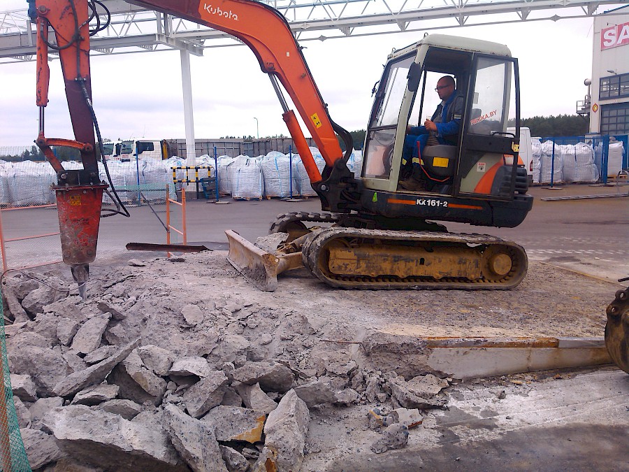 демонтаж годромолотом весовой