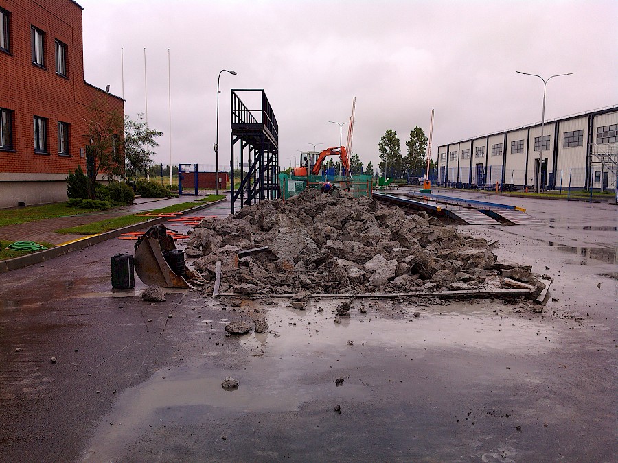 демонтаж годромолотом весовой 5